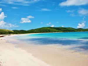 Flamenco Beach, Culebra in Puerto Rico.
