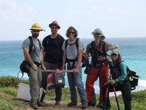 Hurricane recovery crew on St. Croix, USVI